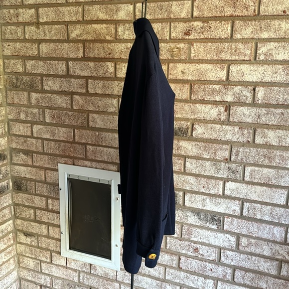 St. John Marie Gray Vintage Navy Santana Knit Jacket sz 4 To Die For Buttons - Picture 8 of 10